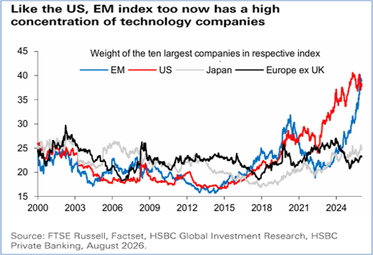 AI concentration risk in global portfolio allocations is rising